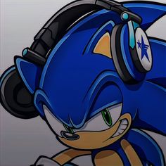 an image of a cartoon character with headphones on