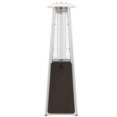 an outdoor patio heater is shown on a white background with no people around it