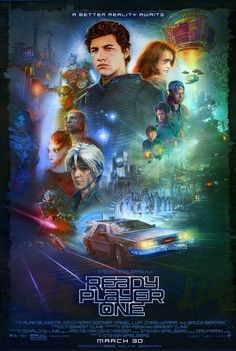 the movie poster for ready player one