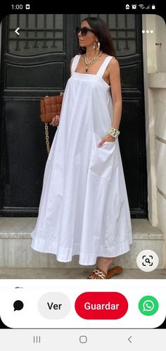 White Suspenders, Vacation Maxi Dress, Streetwear Dress, Suspender Dress, Maxi Dresses Casual, White Maxi Dresses, Maxi Dresses, African Fashion, Casual Dresses For Women