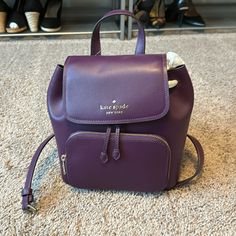 Kate Spade Ripe Plum Darcy Backpack. Brand New With Tags, Never Used. Still Has Original Packaging Inside. Please See Pictures, Ask Any Questions. Non-Smoking, Pet-Friendly Home. Kate Spade Travel Backpack, Kate Spade Backpack With Detachable Strap For Errands, Kate Spade Backpack With Adjustable Strap For Errands, Elegant Kate Spade Backpack With Detachable Strap, Kate Spade Elegant Backpack, Elegant Kate Spade Backpack For Errands, Kate Spade Satchel Backpack With Detachable Strap, Kate Spade Backpack For Errands, Kate Spade Leather Backpack For Errands