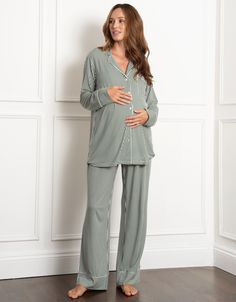 maternity, nursing, maternity nightwear, nursing nightwear, nursing top, soft, viscose, jersey, button through, buttons, relaxed, lounge, long, coverage, piping, satin, babygrow, thor, matching, wide leg, maternity pyjama bottoms, pyjama bottoms, pockets, Postpartum Dresses, Nursing Pajama Set, Maternity Nursing Pajamas, Maternity Nightwear, Nursing Pajamas, Nursing Maternity, Maternity Pajamas, Pyjamas Set, Nursing Top