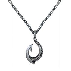 The Maori tribe was reliant on fishing for survival so the fish hook signifies abundance and good fortune. Only royalty was allowed to wear this symbol. Handcrafted jewelry made of 925 sterling silver. Custom, original design by Tribal Son, influenced by the world's different tribes and cultures. Maori Tribe, Tactical Clothing, Good Fortune, The Fish, Fish Hook, Handcrafted Jewelry, Original Design, Original Designs, Chain Necklace