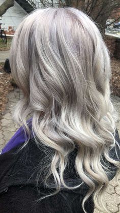 Silver blonde by Adeline Beauty Hair Color, Dye Hair, Silver Blonde, Hair Color And Cut, Tape In Hair Extensions, Love Hair, Silver Hair, White Silver, Dyed Hair