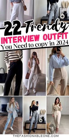 Casual Office Interview Outfit, Trendy Job Interview Outfit, Relaxed Interview Outfit, Business Casual Job Interview Outfit For Women, Fashion Job Interview Outfit, 2024 Interview Outfit, Sales Interview Outfit, Work Outfit Inspo Business Casual, Outfits For Interviews Professional