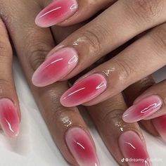 Aura Nails, Pink Acrylic Nails, Fire Nails, Dream Nails, Funky Nails, Chic Nails, Chrome Nails, Square Nails, Cute Acrylic Nails