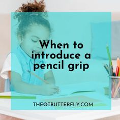 When to Introduce a Pencil Grip - Hold Pencil, Pencil Grasp, Best Pencil, A Pencil, Do You Need, Handwriting, Year Old, Hold On, Preschool