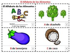 an image of spanish words and pictures for children to use in their language workbooks