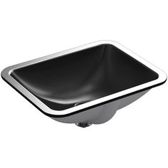 an image of a square sink on a white background