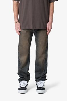 V380 Baggy Denim - Rust Initial V, Baggy Denim, Denim Patchwork, Short Tops, Cargo Shorts, Blue Denim, Denim Shorts, Rust, Relaxed Fit