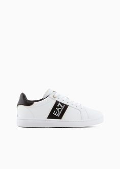 Shop EMPORIO ARMANI EA7 Classic Sneakers for Unisex at the official store and browse the Sneakers collection. Sporty Custom Sneakers With Logo Detail For Streetwear, White Custom Casual Sneakers With Logo Detail, White Custom Sneakers With Logo Detail, White Casual Custom Sneakers With Logo Detail, White Casual Custom Sneakers With Logo, Sporty High-top Custom Sneakers With Logo Detail, Sporty Custom High-top Sneakers With Logo Detail, Classic High-top Sneakers With Logo, Casual White High-top Sneakers With Logo