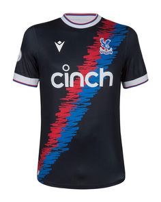 a soccer jersey with the word cinch on it and an image of a dragon