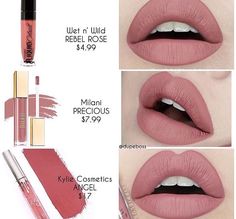 Pinterest Makeup, Makeup Guide, Makeup Swatches, Wet N Wild, Gorgeous Makeup, Love Makeup, Pink Lips