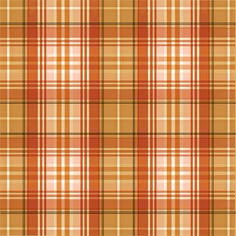 an orange and white plaid pattern