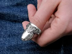 Sterling silver thumb finger nail ring is decorated with pattern in boho style. This armor fingernail guard ring is a jewelry handmade item. The ring for the first phalanx of the thumb finger, will cover your nails like an armor. Adjustable rings on the first phalanx of the thumb. Suitable for fingers from 17 (6.5US) to 19 (9.0 US) size Weight: 6.5 g. Width 2.1 cm. (0.83 in.), Band width 0.6 cm. (0.23 in.) Finger Nail Rings, Finger Tip Rings, Nail Boho, Fingernail Ring, Archery Thumb Ring, Ancient Rings, Nail Armor, Nails Rings, Nail Rings