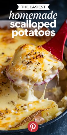 Want a side dish that's both simple and show-stopping? This Easy Cheesy Scalloped Potatoes recipe is loaded with creamy layers your family will love. Pin it now and keep it handy for all your favorite cheesy scalloped potato recipes!