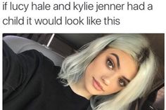 This Is What it Would Look Like if Lucy Hale and Kylie Jenner Had a Child and More Celeb Social Media Pics Bleach Blonde Hair, Cheryl Cole, Bleach Blonde, Lucy Hale, Grunge Hair, Grey Hair, About Hair, White Hair, Beauty Inspiration