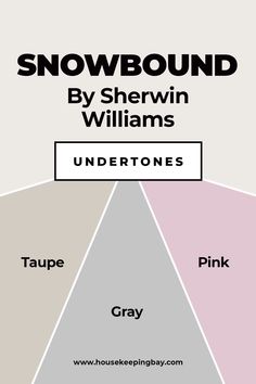 the color scheme for snowbound by sherwin williams, undertones and gray