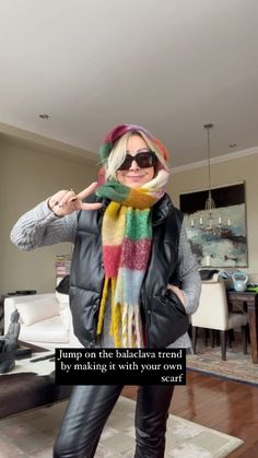 Balaclava Diy, Acne Studio Scarf, Homemade Scarves, Scarf Tutorial