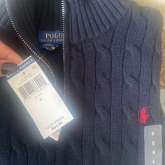 Polo Ralph Lauren.. Half Zip Pull Over Ralph Lauren Half Zip, Letterman Sweaters, Cotton Cable Knit Sweater, Ralph Lauren Quarter Zip, Polo Ralph Lauren Kids, Polo Ralph Lauren Sweater, Cable Knit Sweater Cardigan, Toddler Sweater, Ralph Lauren Kids