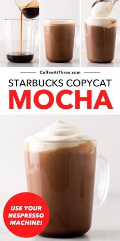 starbucks's copycat mocha is the perfect way to use your espresso machine