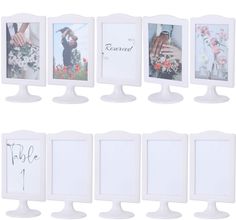 PRICES MAY VARY. Picture Holder:Fits a 4 inch x 6 inch photo High quality ABS plastic Material Picture Frame Stand DOUBLE SIDED DISPLAY - This standing picture holders for table is made with two clear panels window. in between you can easily insert your 4x6 inch pictures. High transparency window displays and protects on both sides with great clear visibility.Easy to replace with new photos frequently as you want to keep the area feeling fresh and different. CLASSIC DESIGN TO DISPLAY YOUR MEMORI Standing Picture Frame, Farmhouse Picture Frames, Plastic Picture Frames, Picture Frames Standing, Menu Wedding, Tabletop Picture Frames, Side Stand, Wood Photo Frame, Picture Holders