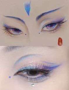 Teknik Makeup, Membentuk Alis, Anime Eye Makeup, Cute Eye Makeup, Korean Eye Makeup, Graphic Makeup, Ethereal Makeup, Eye Makeup Designs, Creative Eye Makeup