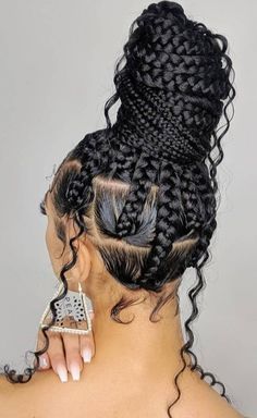 Box Dreads, Boho Knotless Braids, Boho Knotless, Big Box Braids Hairstyles, Braided Bun Hairstyles, Box Braids Styling, Curl Pattern, Girls Hairstyles Braids, Beautiful Braids