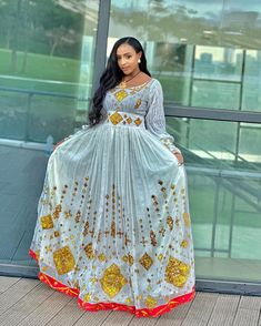 Gorgeous Habesha Dress Handwoven Habesha Kemis Modern Habesha Libs Eritrean Dress ሀበሻ ቀሚስ ሀበሻ ልብስ