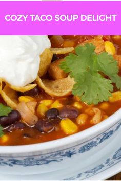 Cozy Taco Soup Delight Taco Soup Ranch, Easy Taco Soup Recipe, Soup Crock Pot, Soup Pairings, Taco Soup Recipe Easy, Turkey Mince Recipes, Easy Taco Soup, Taco Soup Crock Pot