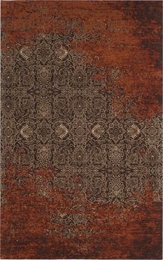 Safavieh Classic Vintage CLV224A Rust/Brown Area Rug main image Rust Rug, Turkish Design, Rug Texture, Rug Direct, Classic Rugs, Carpet Design, Brown Area Rugs, Abstract Rug, Vintage Area Rugs