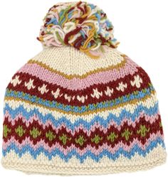 An off-white color hat with a mix of baby pink, blue and brown with a pompom on top, this one size fits most is a chic boho hat.  The hat is designed for the outdoors, for the cold and windy conditions, including your ski trips. #tlb #vacationclothing #Fall #Handmade #Skiing #WhitePinkWoolenHat #Handmadewoolhat #skifleecelinedhat Beige Winter Festival Hat, Bohemian Beige Crochet Hat For Winter, Beige Bohemian Crochet Hat For Winter, Bohemian Cream Hat One Size, Bohemian Cream Beanie Hat, Cream Bohemian Winter Hat, Tie Dye Long Skirt, Ski Trips, Hippie Headbands