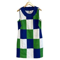 Beautiful Blue, Green, And White Color Block Vineyard Vines Dress. Sleeveless With Zip Up And Button Back. Size 10. Pit To Pit 19” Thanks For Looking And Feel Free To Make An Offer! T2 Mod Summer Beach Dresses, Summer Mod Beach Dresses, Spring Sleeveless Mod Dress, White Sleeveless Mod Mini Dress, Fitted Mod Sleeveless Summer Dress, Mod Fitted Sleeveless Summer Dress, Mod Style Sleeveless Summer Dress, Mod Style Fitted Sleeveless Summer Dress, Blue Retro Sleeveless Mini Dress