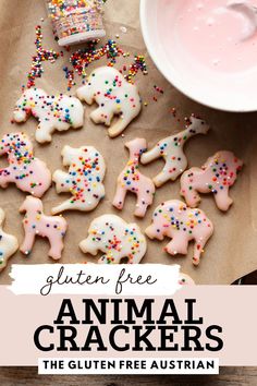 gluten free animal crackers are the perfect treat for kids and adults