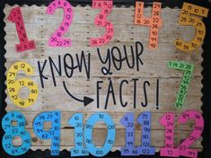 a wooden sign with numbers and times on it that says, know your fats