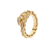 Rings Bvlgari, Bvlgari Ring, Bulgari Jewelry, Rose Gold Ring Set, Bvlgari Serpenti, نظارات شمسية, Italian Jewelry, Gold Ring Sets, Snake Ring