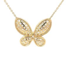 18 Karat Yellow Gold Diamond Butterfly Necklace. The Necklace Contains 3.48 Carats Total Weigh Of Round, Asscher, & Marquise Diamonds. The Necklace Is 18 Inches Long. 6-8 Weeks To Make. Fine Jewelry Diamond Butterfly Necklace In Yellow Gold, Yellow Gold Diamond Butterfly Necklace, Diamond Butterfly Necklace In Yellow Gold, Luxury Butterfly Necklace With Diamond Accents, Luxury Diamond Jewelry With Butterfly Charm, Yellow Gold Butterfly Diamond Jewelry, Yellow Gold Diamond Butterfly Necklace With Charm, Yellow Gold Diamond Necklace With Butterfly Charm, Luxury Yellow Gold Necklace With Butterfly Charm