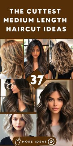 https://www.pinterest.fr/pin/808677676865423613/ Medium To Long Haircuts For Women, Medium Hair Cuts Trend 2024, Brown Hair Fall Highlights, Medium Length Haircut 2024, 2024 Medium Length Haircut, Hair Cuts Medium Length Layers, Medium Long Length Haircut, Medium To Long Length Haircut, Balayage Hair Brown