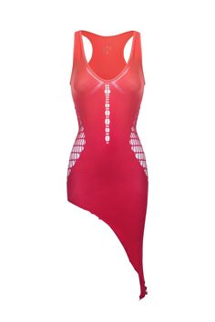 a women's swimsuit with an open back and side cutouts on the sides