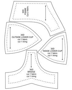 the cut out pattern for an origami doll