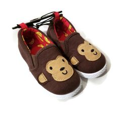 Toddler Boy's Monkey Loafers Slippers Size's 2, 4, Color Brown/Tan/White Brand New, Never Worn, Elastic Upper, Easy On/Easy Off Very Cute And Adorable Monkey Shoe's Have Any Questions Before Purchasing Just Ask And I'll Try To Answer! No Returns D-3 Boy Monkey, Loafers Slippers, Loafer Slippers, White Brand, Toddler Boys, Loafer Shoes, Kids Shoes, Kids Shop, Baby Shoes