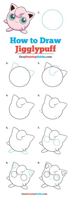 how to draw jigglypuff from pokemon