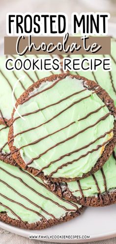 These soft frosted mint chocolate cookies are a perfect blend of mint and chocolate. Made with simple ingredients, they are topped with a smooth, creamy frosting. A delicious dessert that’s easy to bake and sure to be a crowd-pleaser.