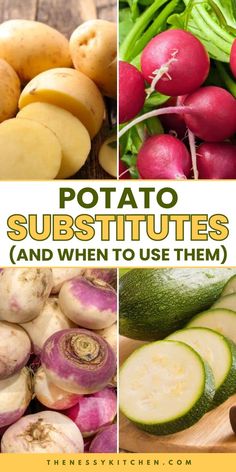 Find yourself out of potatoes? This roundup of ingredient alternatives has got you covered! You'll find sweet potatoes, cauliflower, turnip, and other potato substitutes. Perfect for side dishes to impress, soup recipes for dinner, and more! Soup Recipes For Dinner, Potato Substitute, Best Vegetable Recipes, Diet Restrictions, Veggie Dinner, Homemade Salads, Curry Dishes