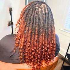 Curls For Black Women, Copper Curls, Loc Extensions, Faux Locs Hairstyles, Your Hairstyle, Natural Hair Journey, Locs Hairstyles