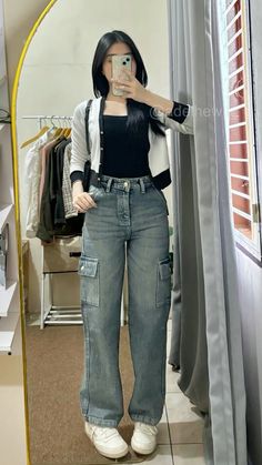 Style Korea, Shirts Women Fashion, Womens Shirts, Ootd