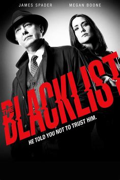 the blacklist movie poster with two people