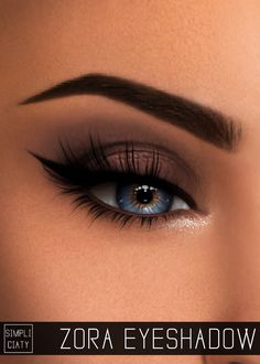 Eyeshadow Simple, Perfect Eyelashes