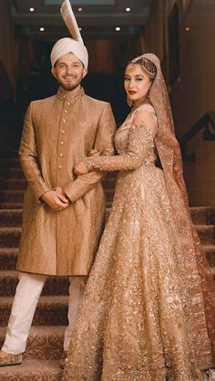 Naimal Khawar, Attractive Couple, Rainbow Wedding Dress, Baju Kahwin, Pakistani Traditional, Pakistani Party Wear Dresses, Groom Photoshoot, Red Bridal Dress, Shadi Dresses