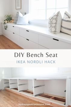 the diy bench seat in ikea nordi hack